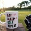 Mug eat sleep golf