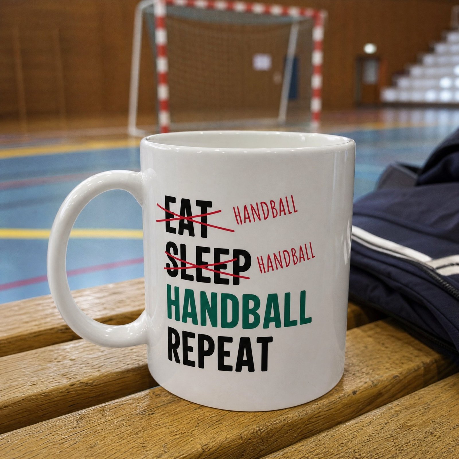 Mug eat sleep handball