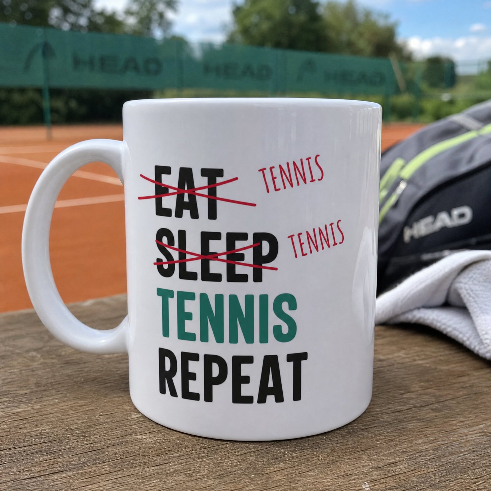 Mug eat sleep tennis