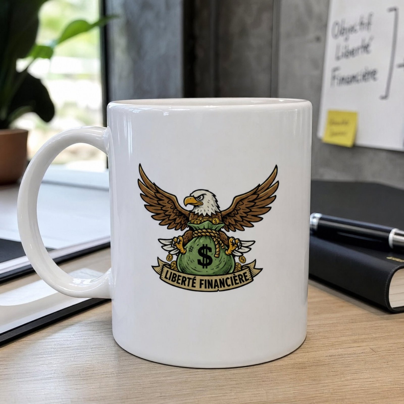 Mug Entrepreneur Liberté Financière
