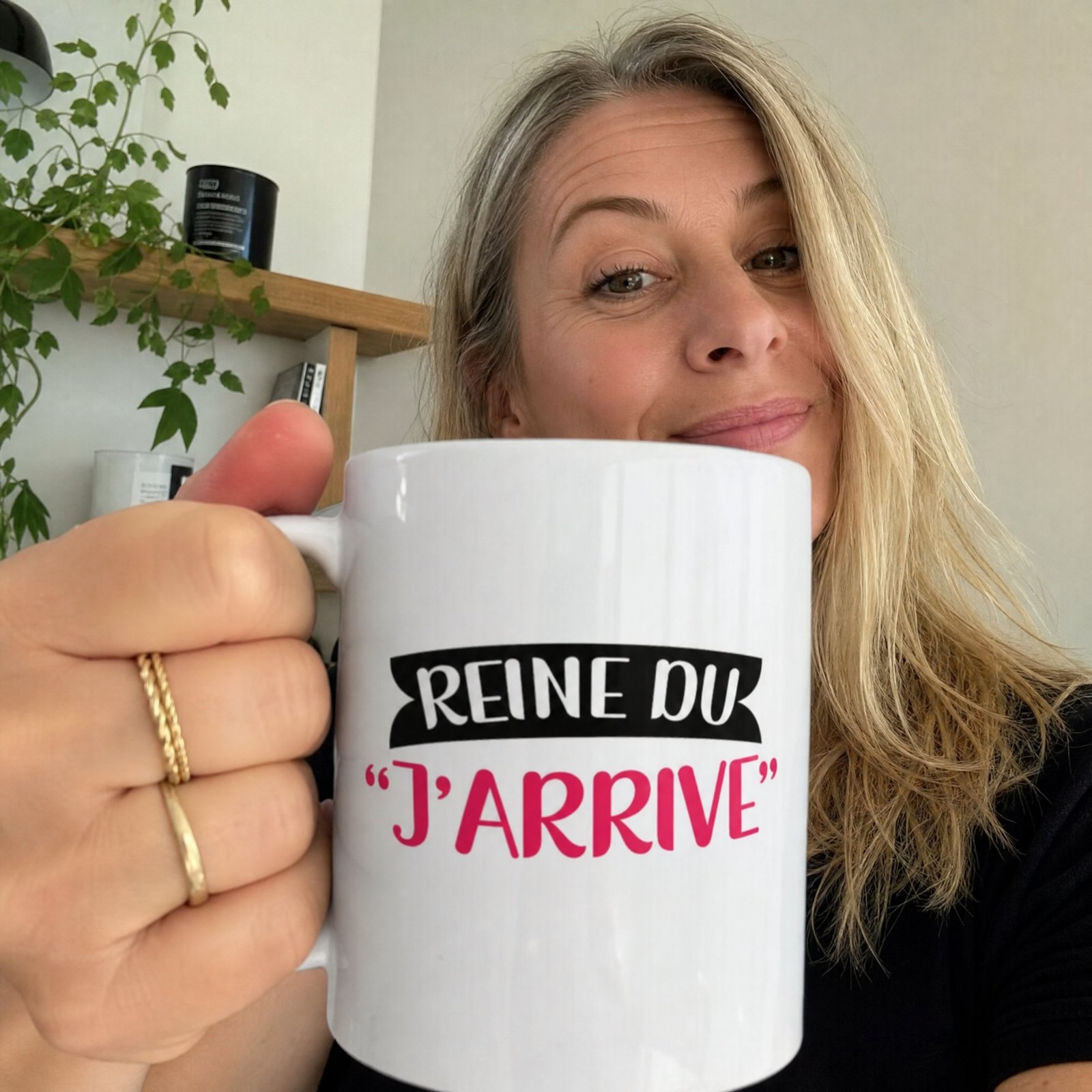 Mug Femme Fun Humour Reine du J&rsquo;arrive