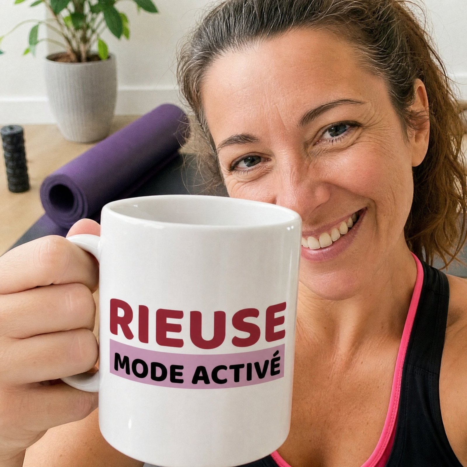 Mug Femme Humour Rieuse Mode Activé