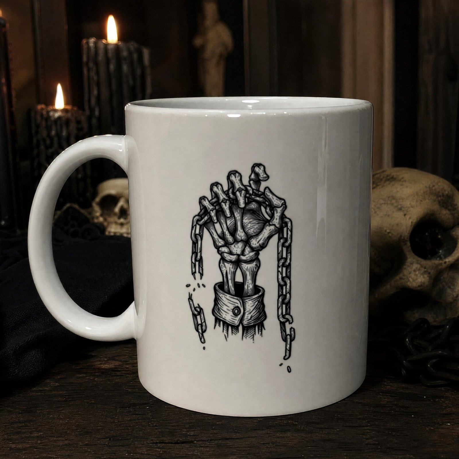 idee-cadeau-mug-gothique-squelette-et-chaines-1778 Mug Gothique Squelette et Chaînes