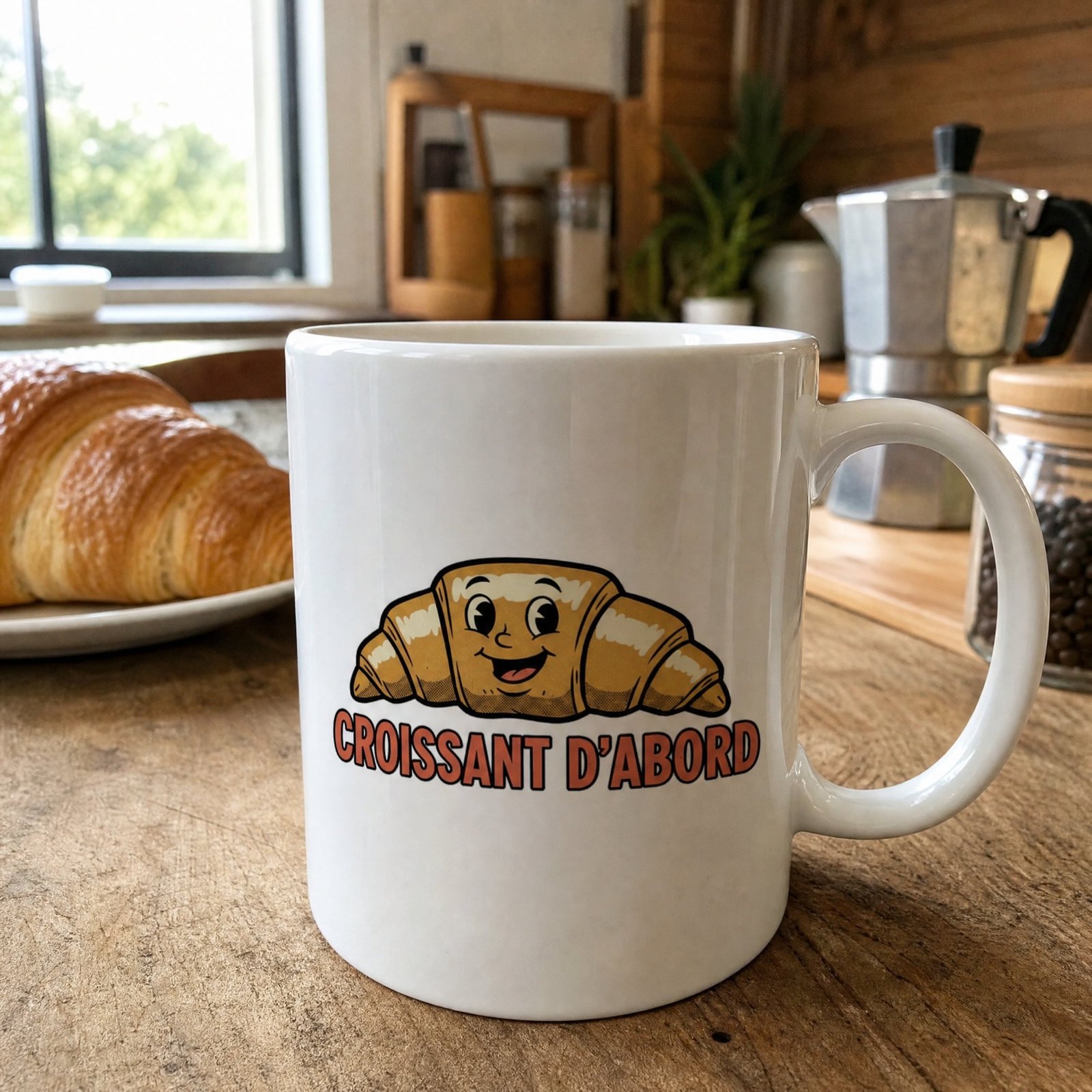 Mug Humour Croissant D&rsquo;Abord