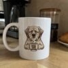 Mug Labrador Humour Mode Café Activé