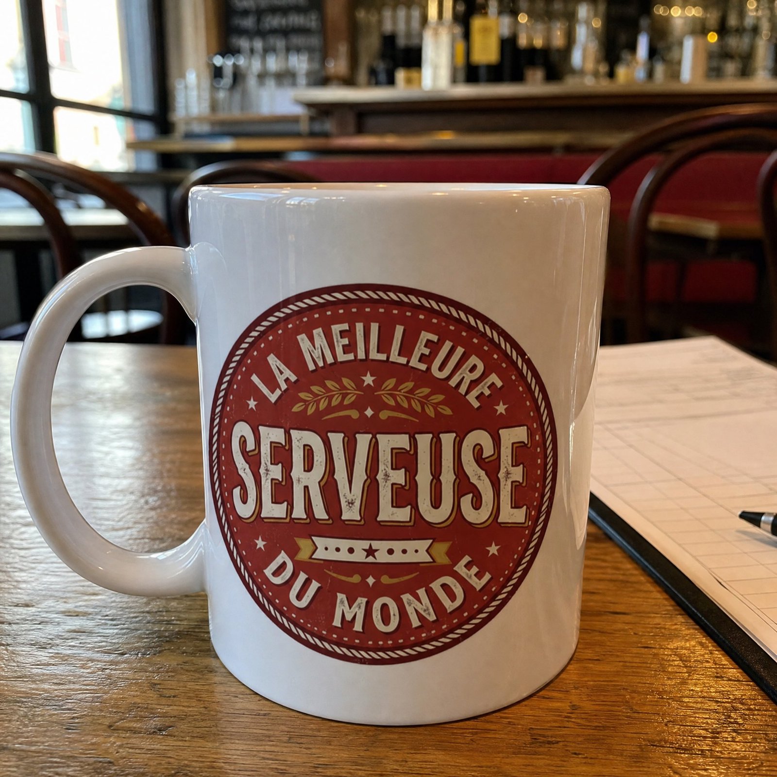 Mug Metier Humour La Meilleure Serveuse du Monde