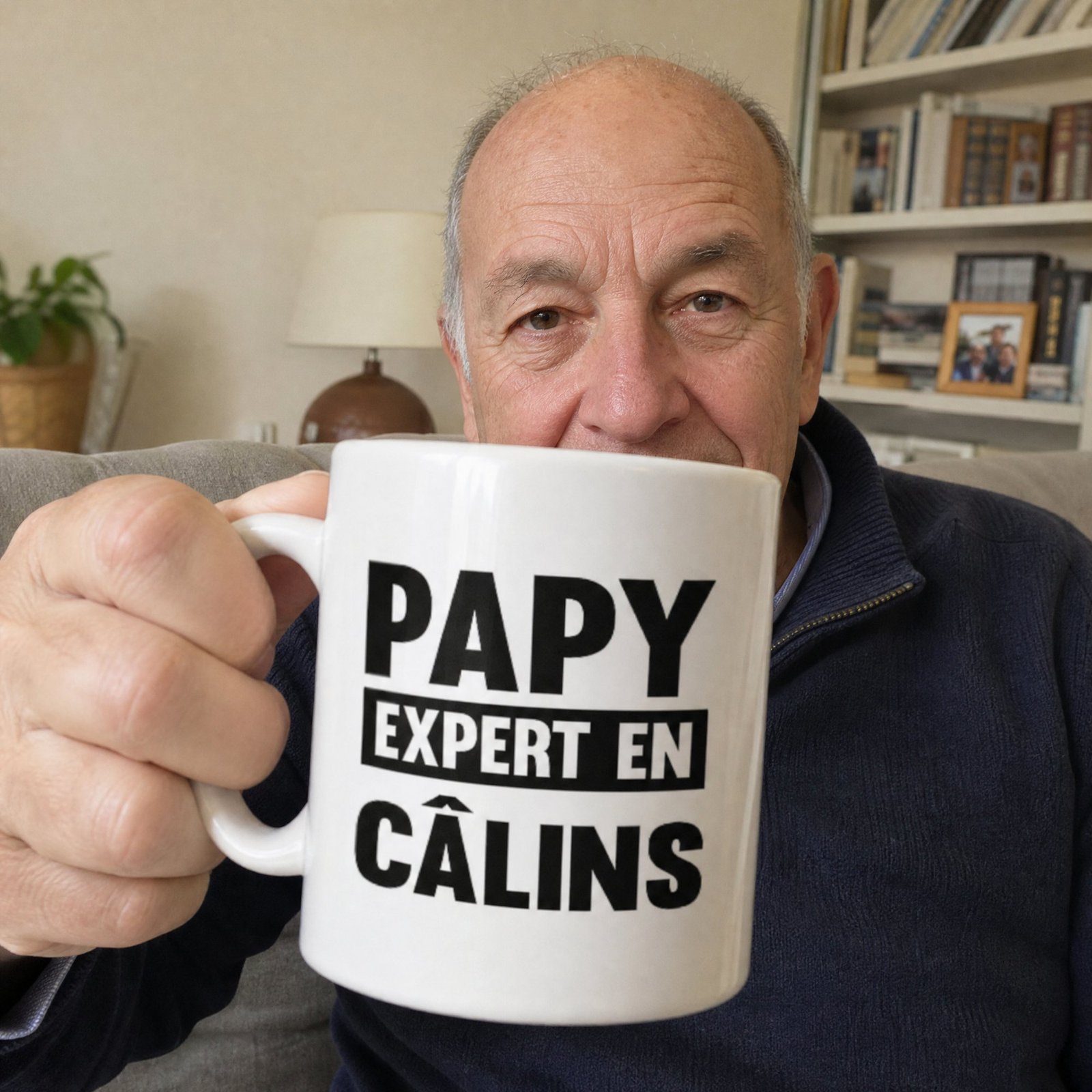Mug Papy expert en câlins