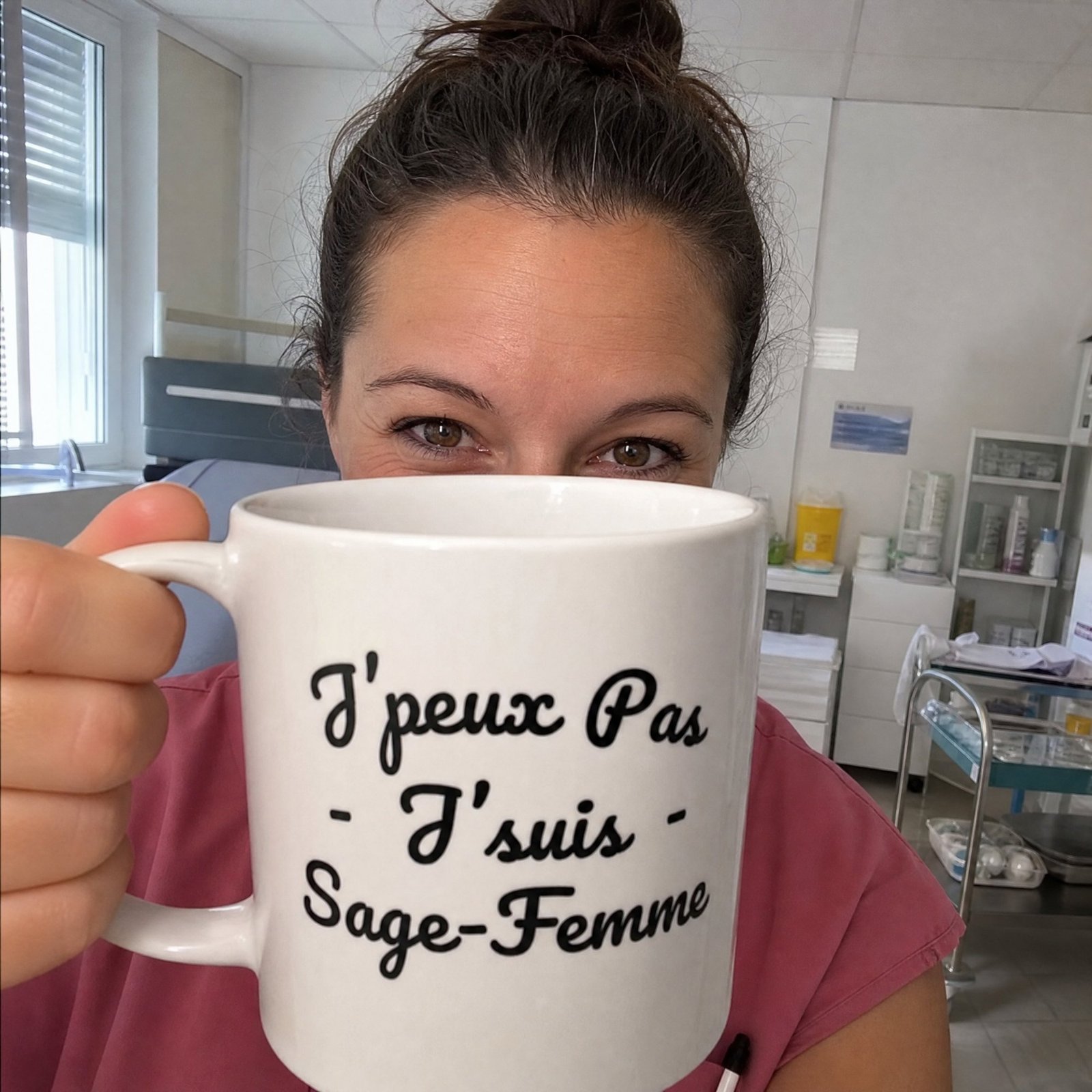 Mug Sage-femme J’peux pas j’suis sage-femme