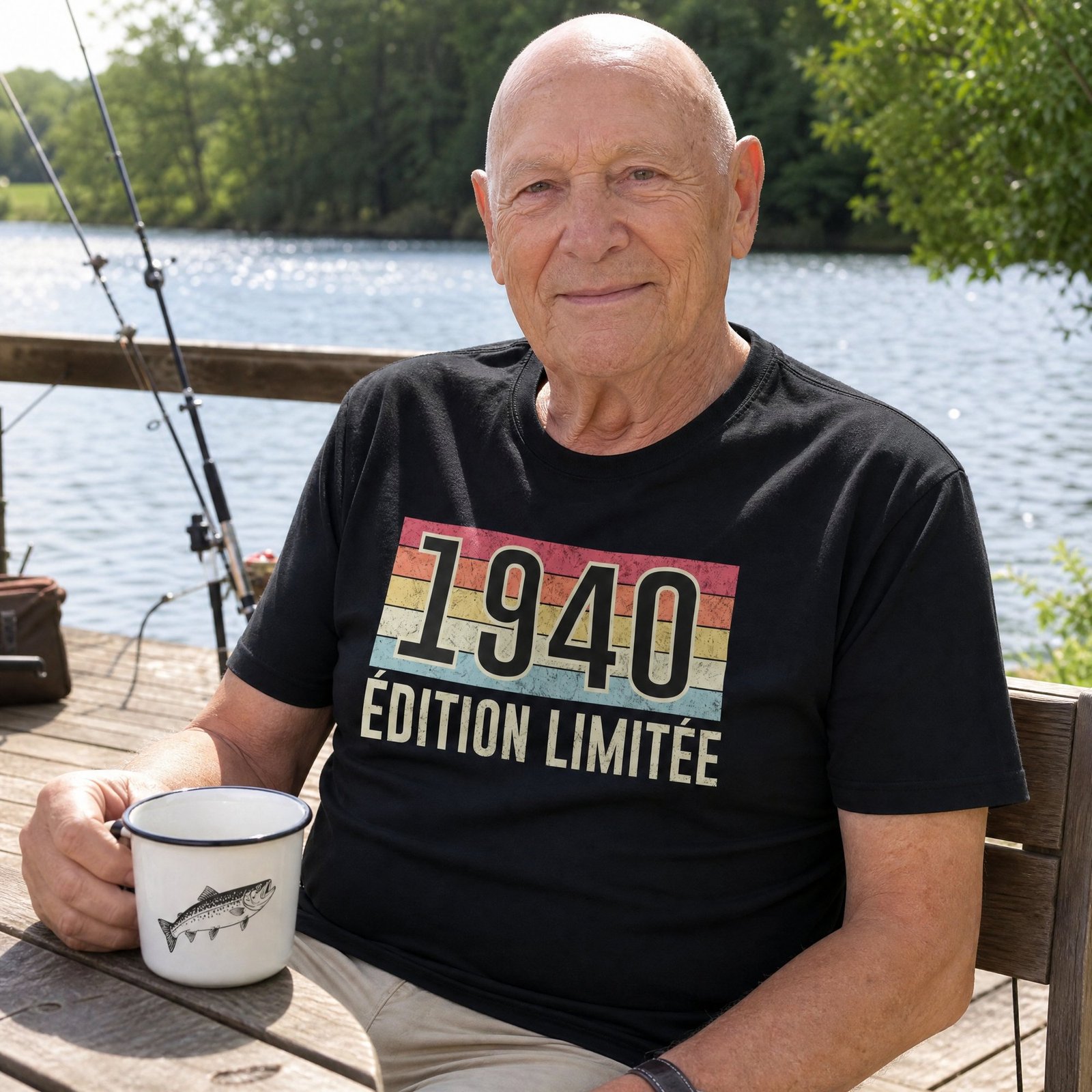 T shirt Année de naissance 1940