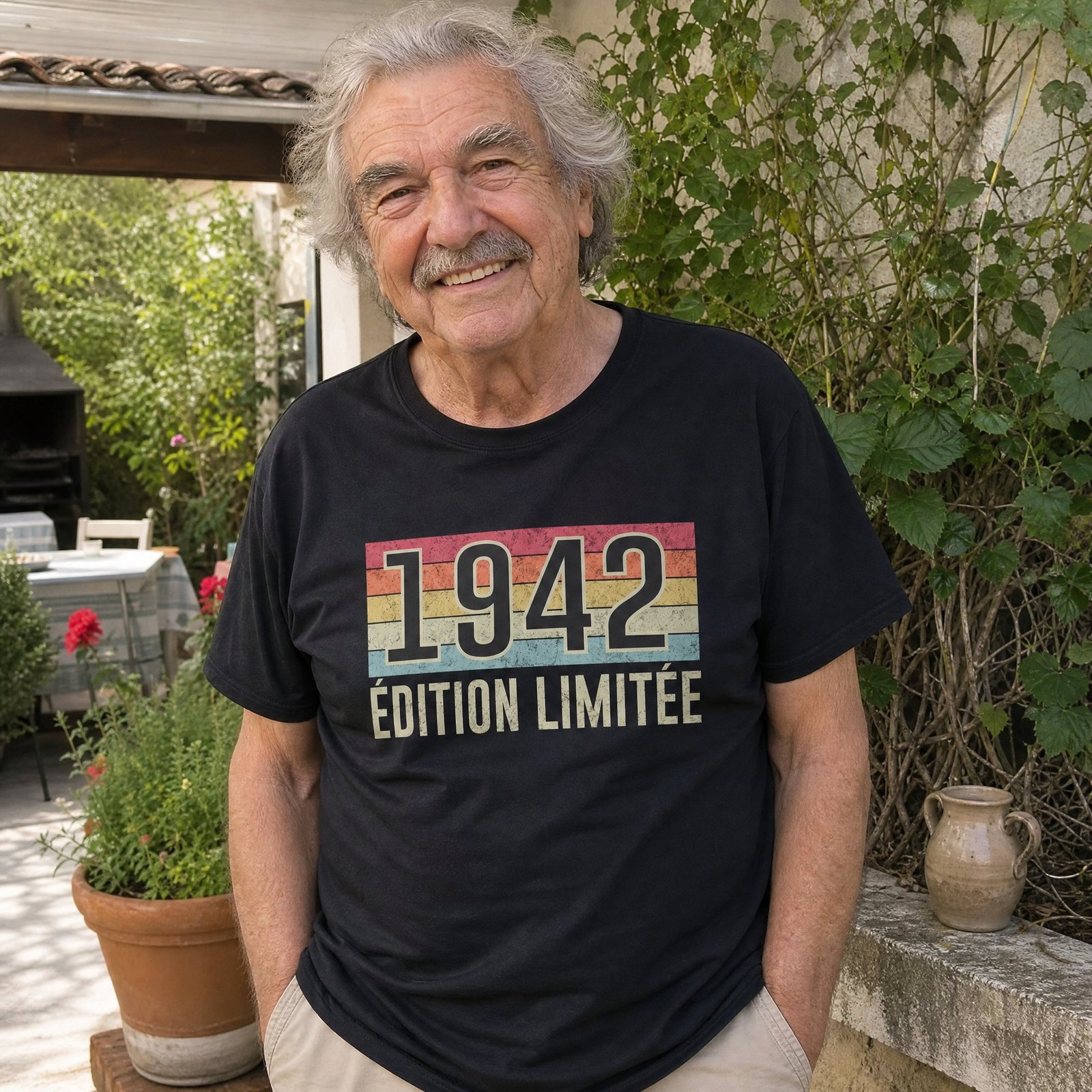 T shirt Année de naissance 1942