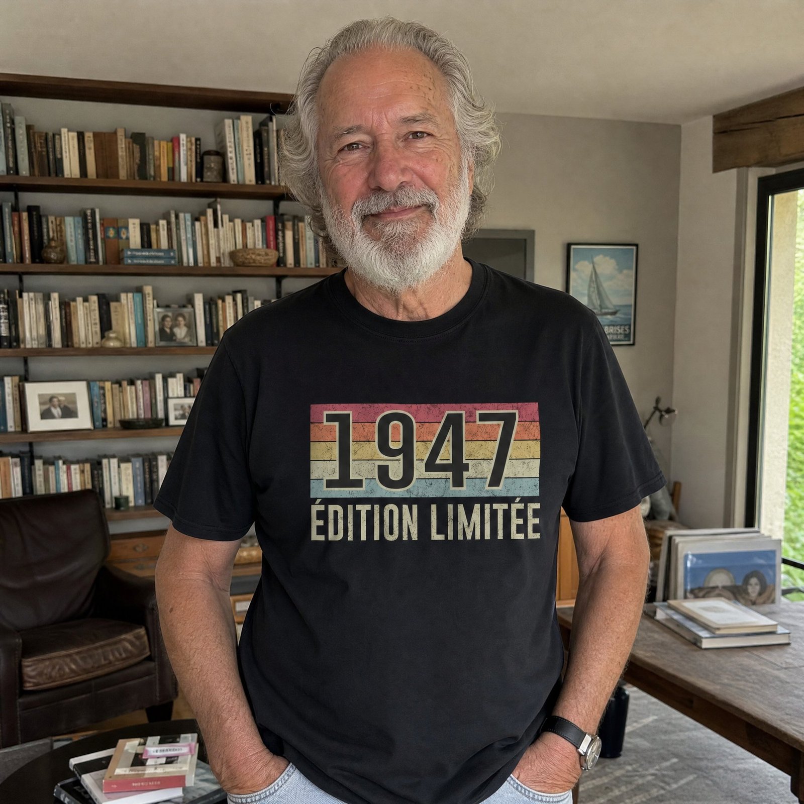 T shirt Année de naissance 1947