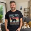 T shirt Cavalier king charles J&rsquo;peux pas mon cavalier king charles m&rsquo;attend – Tee shirt Humour Chien – Idée Cadeau Chien – Idée Cadeau Humour