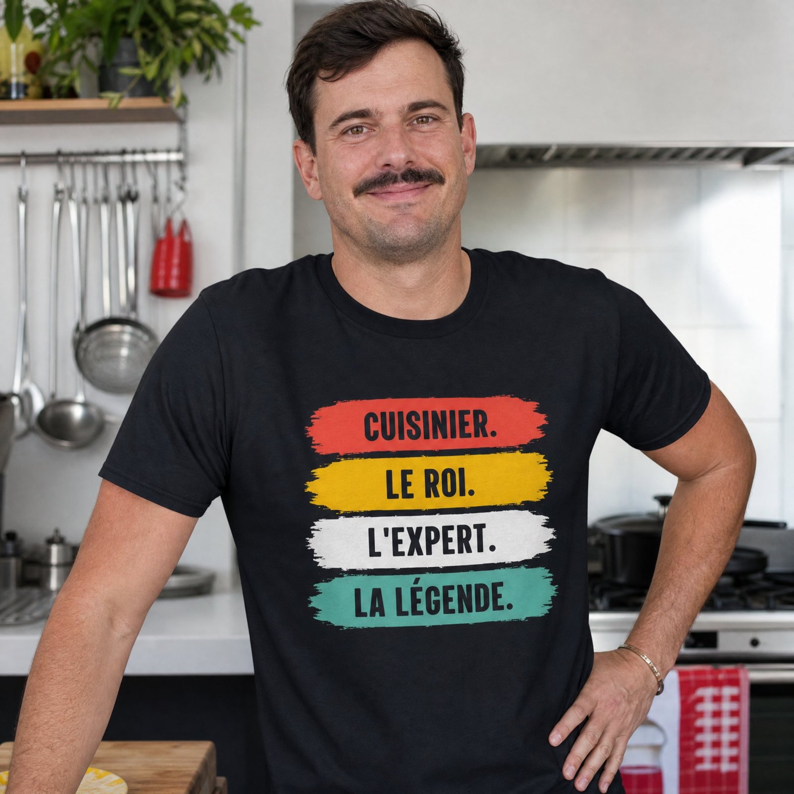 idee-cadeau-t-shirt-cuisinier-le-roi-la-legende-17940 T shirt Cuisinier Le Roi La Légende