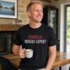 idee-cadeau-t-shirt-homme-humour-genereux-niveau-expert-23906 T shirt Homme Humour Généreux niveau expert