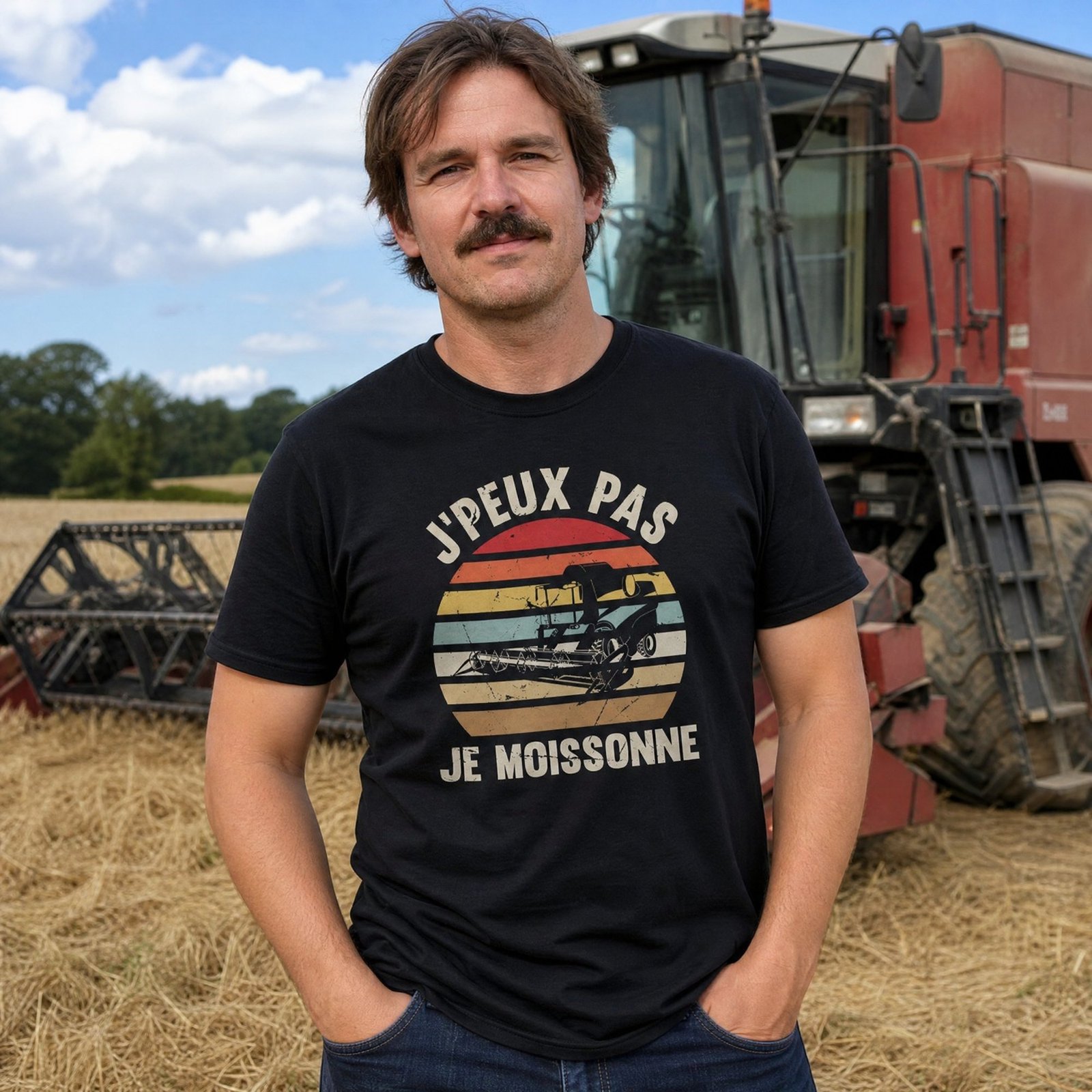 T shirt Moisson J’peux pas je moissonne