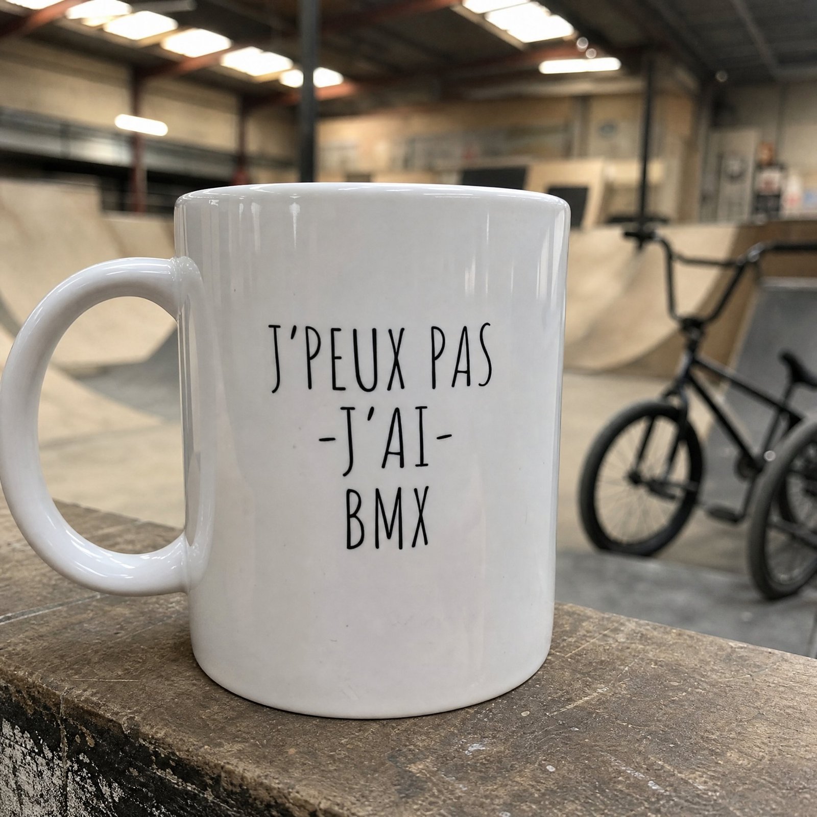 Tasse Bmx J'peux pas j'ai bmx