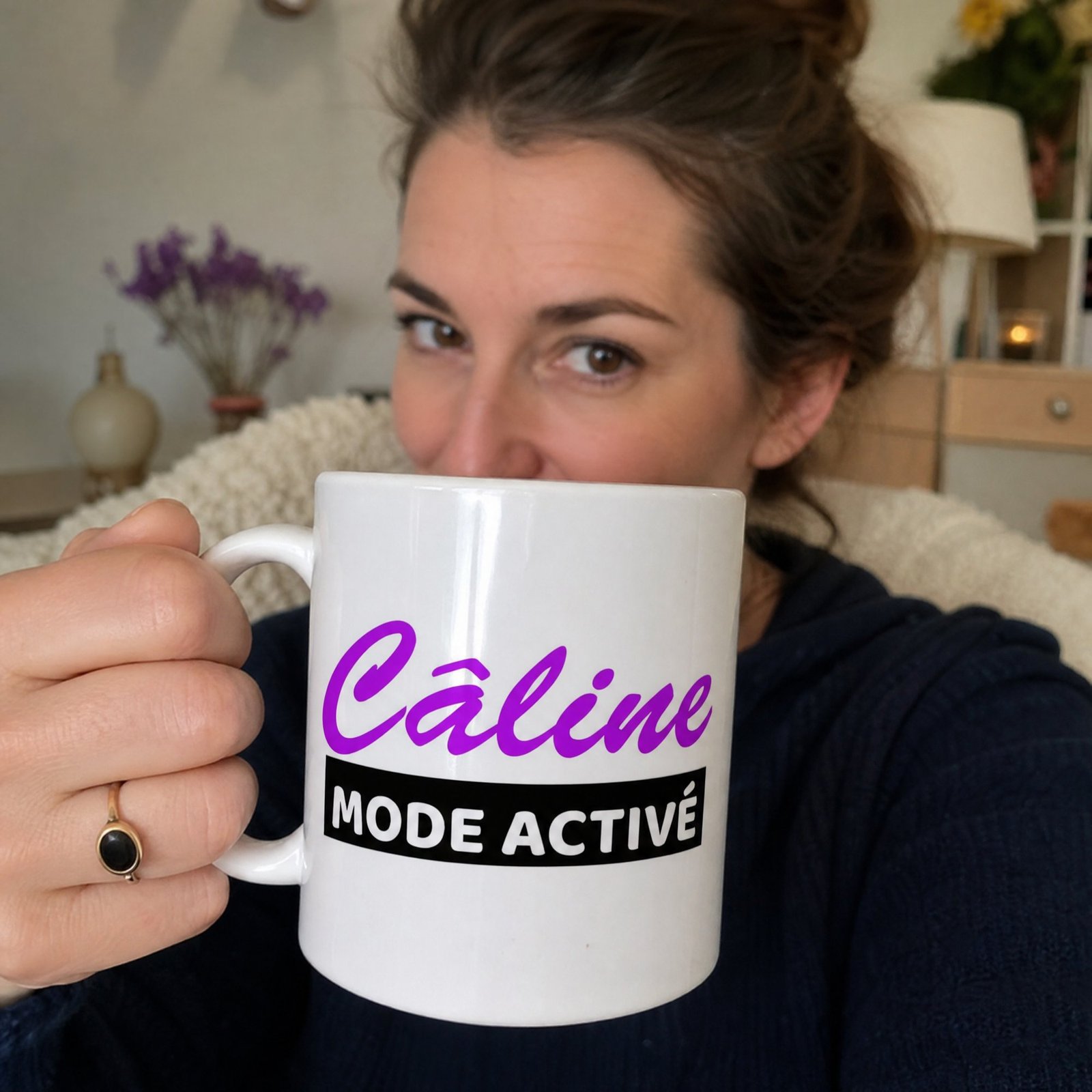 Tasse Femme Humour Câline