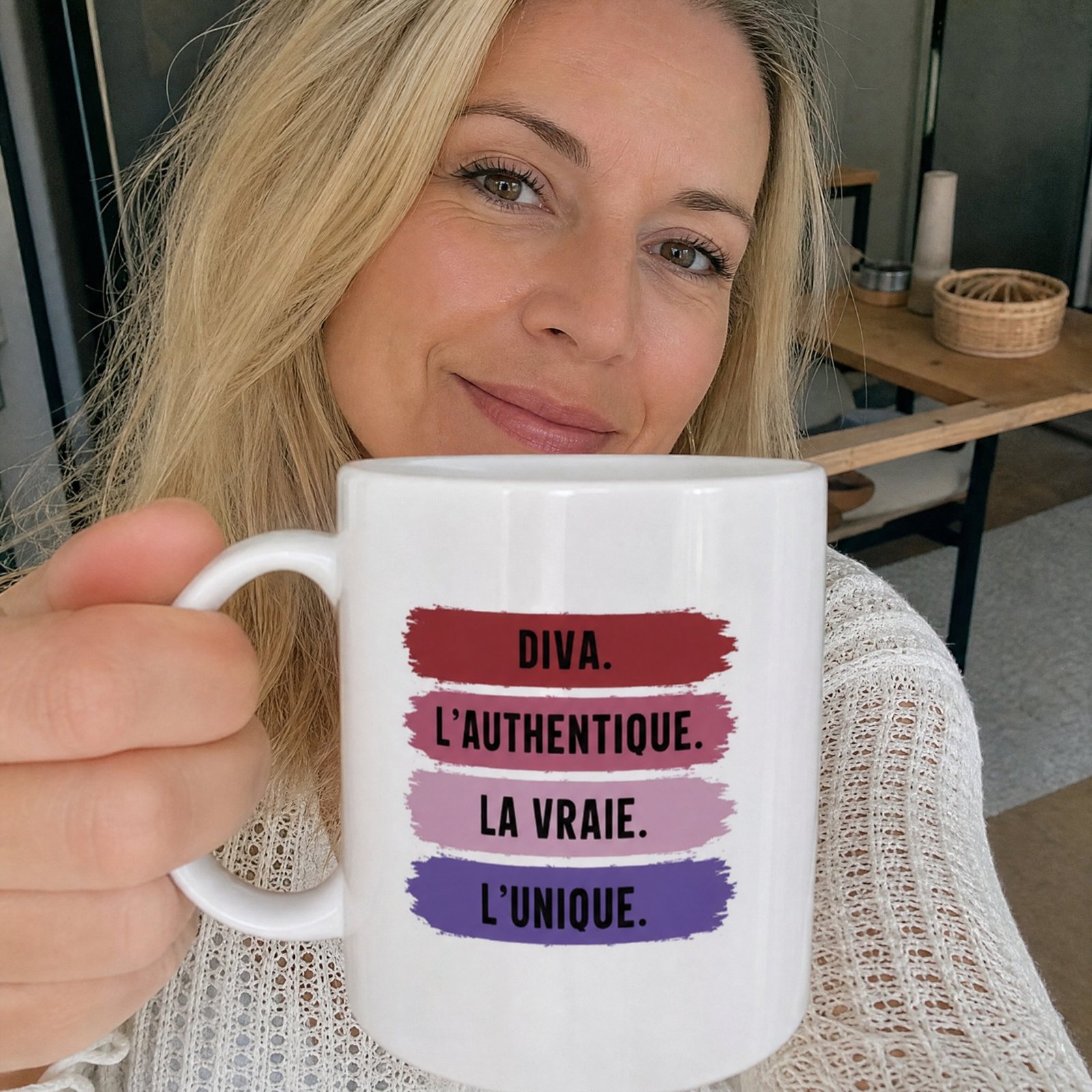 Tasse Femme Humour Diva L&rsquo;Authentique