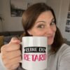 Tasse Femme Humour Reine du Retard