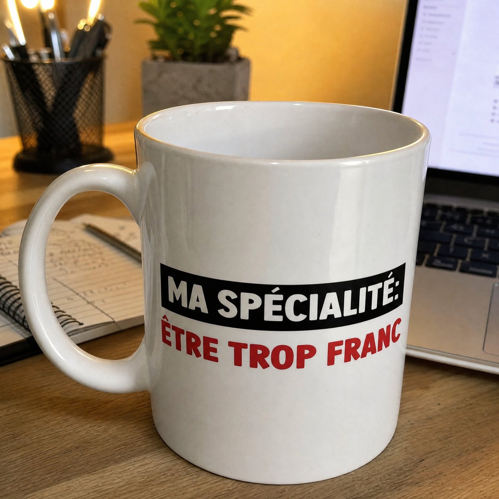 Tasse Humour Etre trop franc