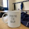 Tasse Rugby J&rsquo;peux pas j&rsquo;ai rugby – Idée Cadeau Original