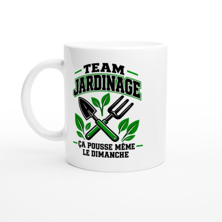 Mug Team Jardinage Ça Pousse Même le Dimanche