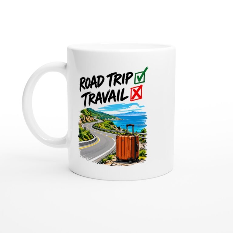Mug Road Trip Travail