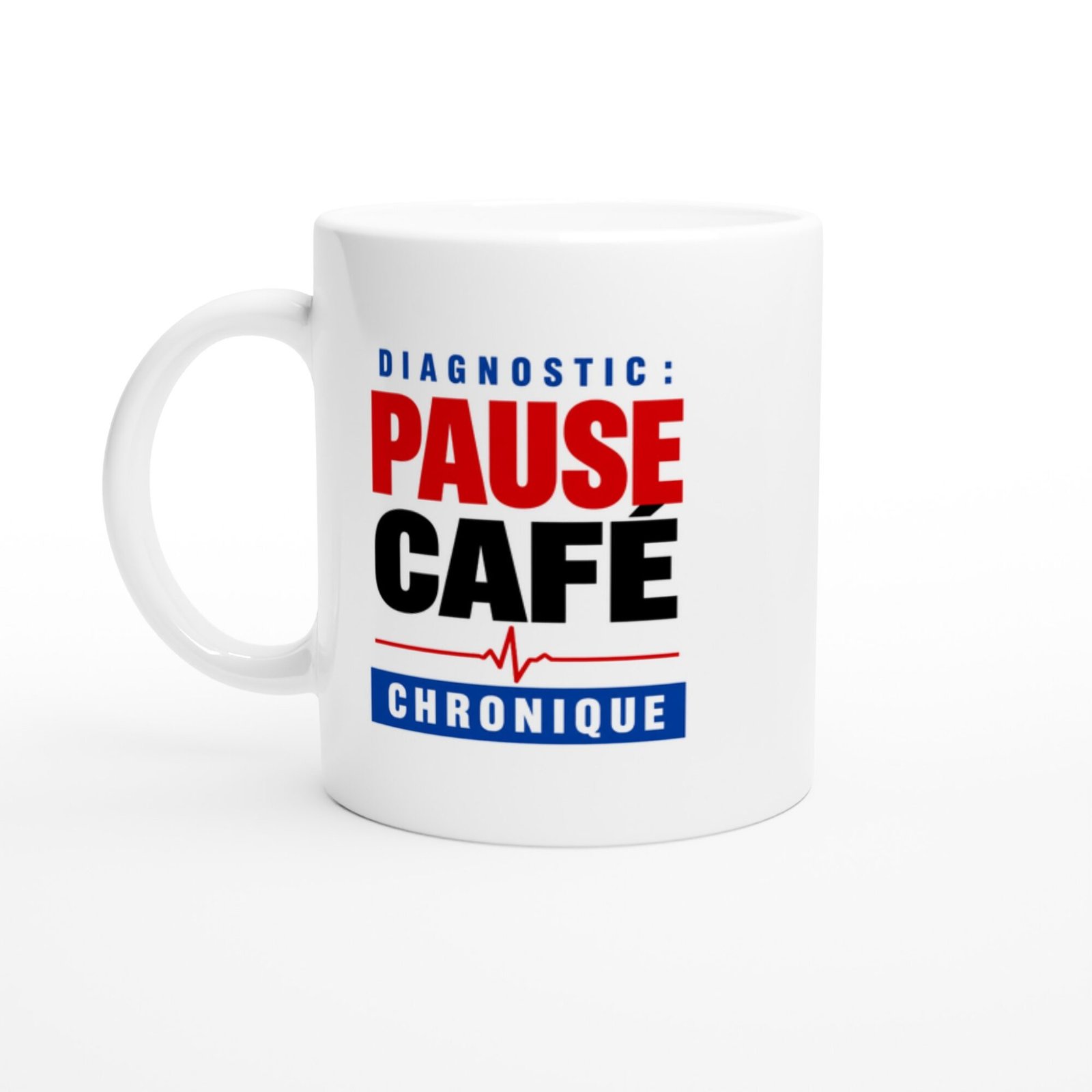 Mug Diagnostic Pause Café Chronique