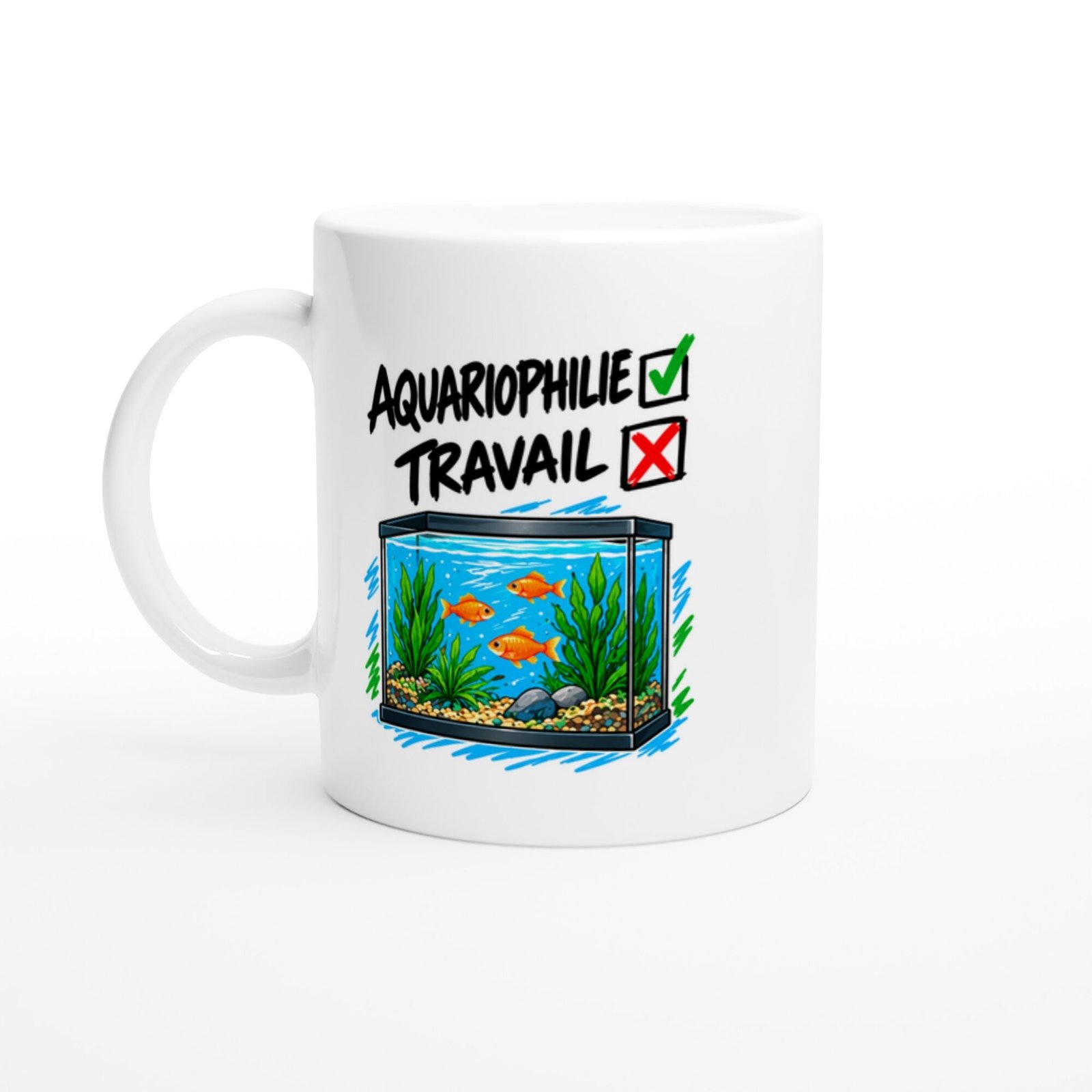 Mug Aquariophilie Travail