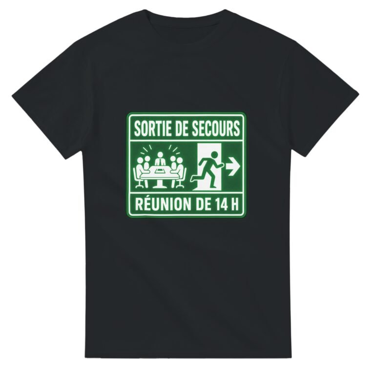 T shirt Sortie de Secours Réunion de 14 H
