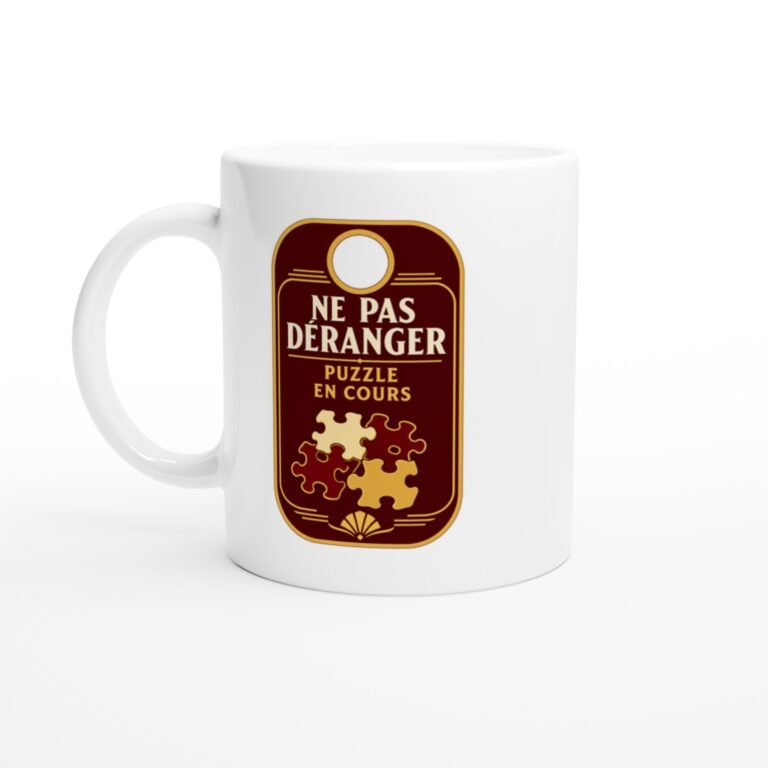 Mug Ne Pas Déranger Puzzle En Cours