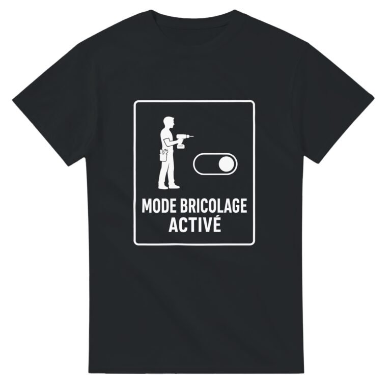 T shirt Mode Bricolage Activé