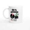 08aa07eb-ef2c-47ee-ba1f-0fd57b1fb25c.jpg Mug 90 pour cent Dépensier 10 pour cent Adorable