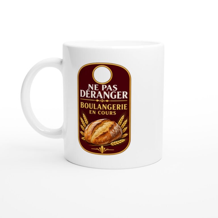 Mug Ne Pas Déranger Boulangerie En Cours