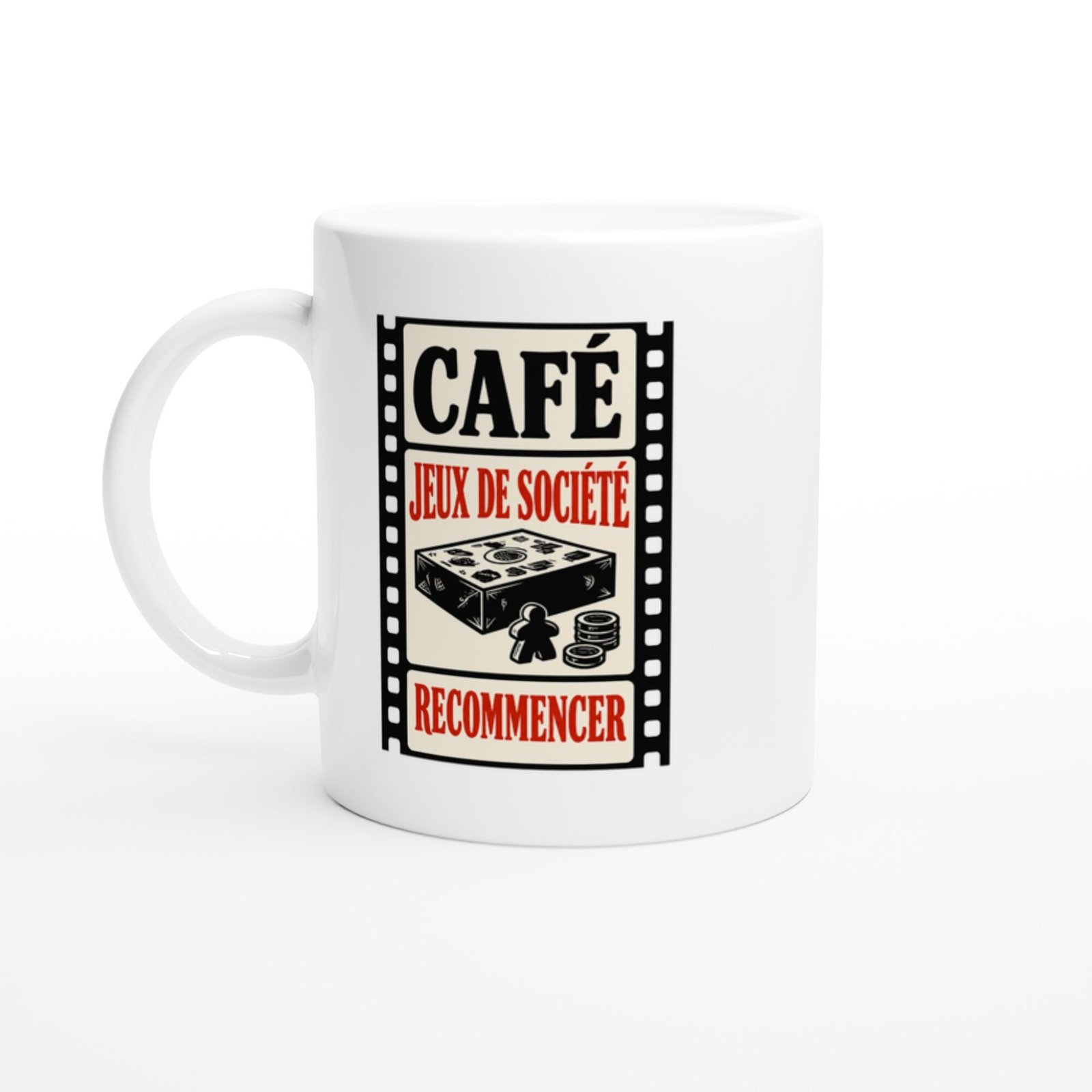 Mug Café Jeux De Société Recommencer