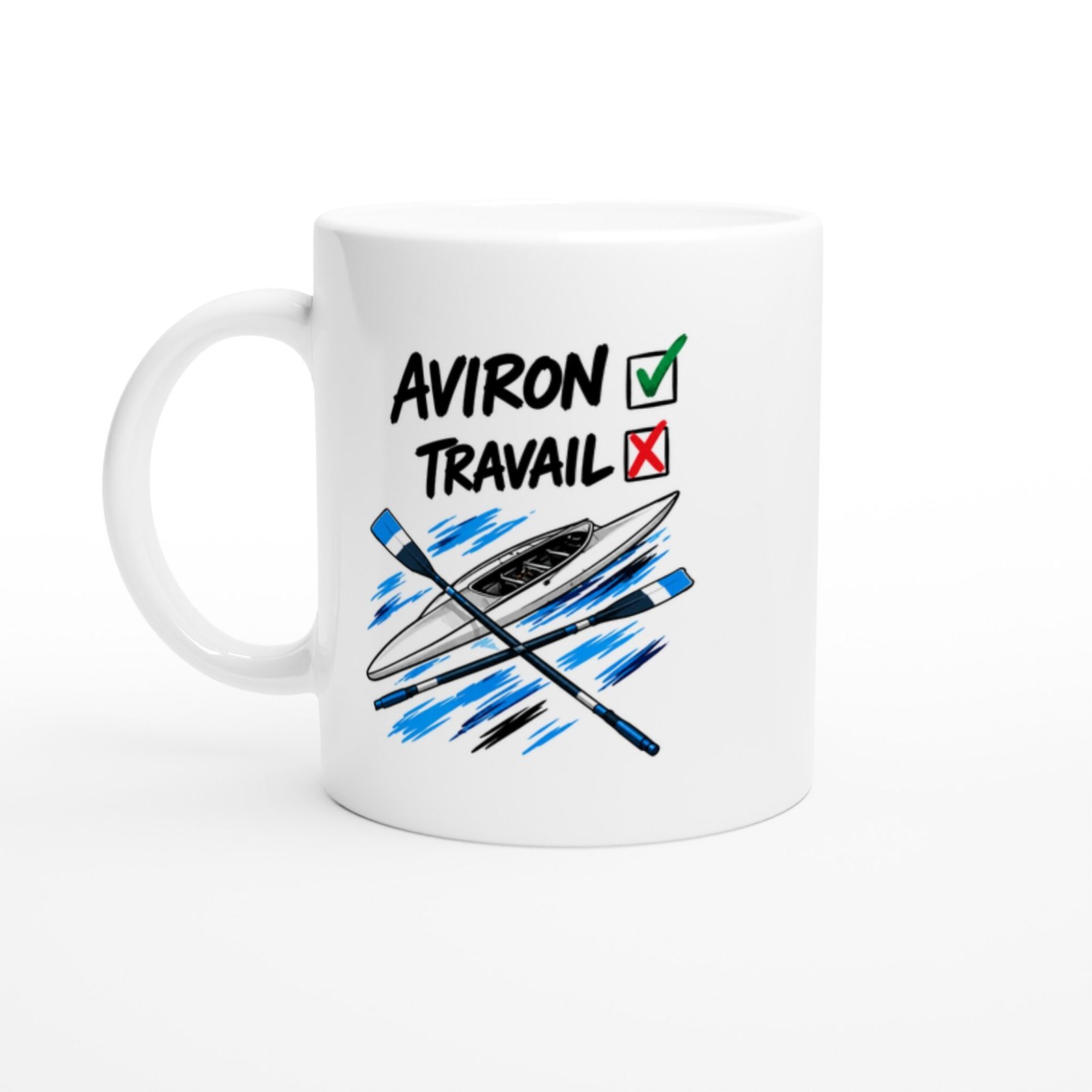 Mug Aviron Oui Travail Non