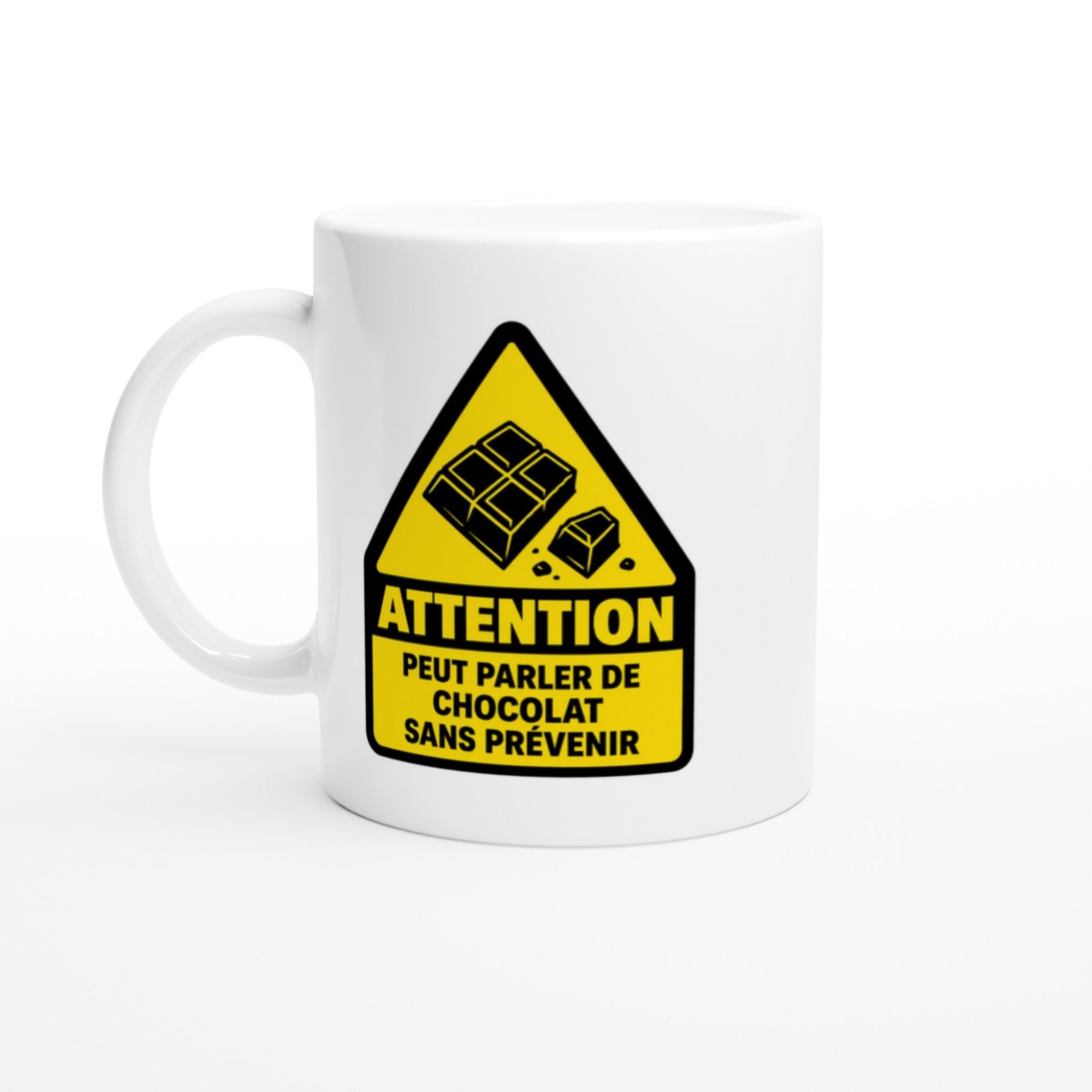 Mug Attention Peut Parler De Chocolat Sans Prévenir