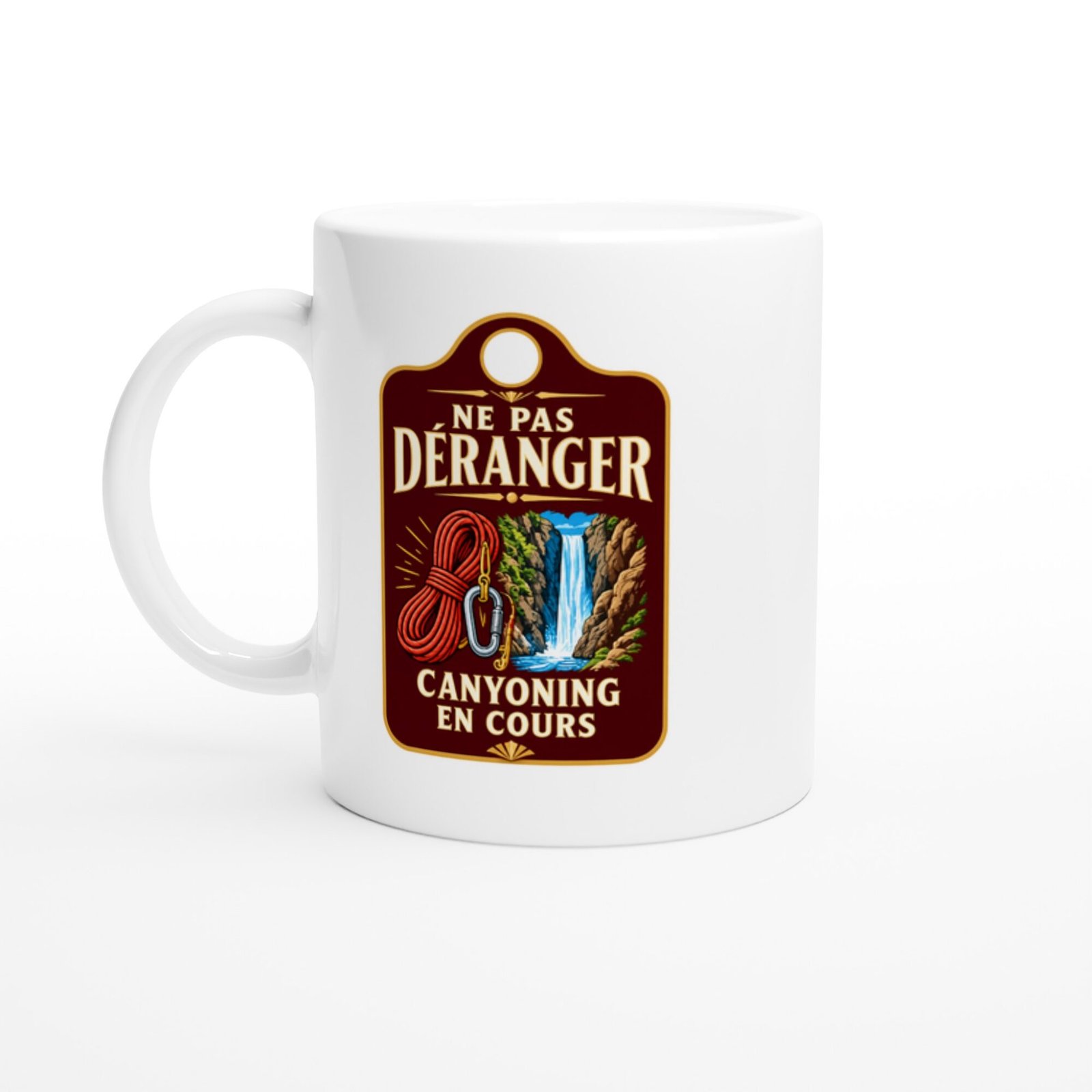Mug Ne Pas Déranger Canyoning En Cours