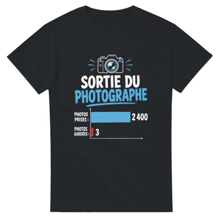 T shirt Sortie du Photographe Photos Prises 2 400 Photos Gardées 3