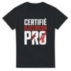 T shirt Certifié Électricien Pro