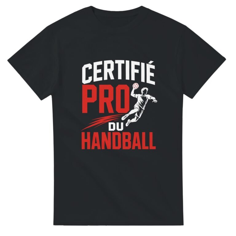 T shirt Certifié Pro du Handball