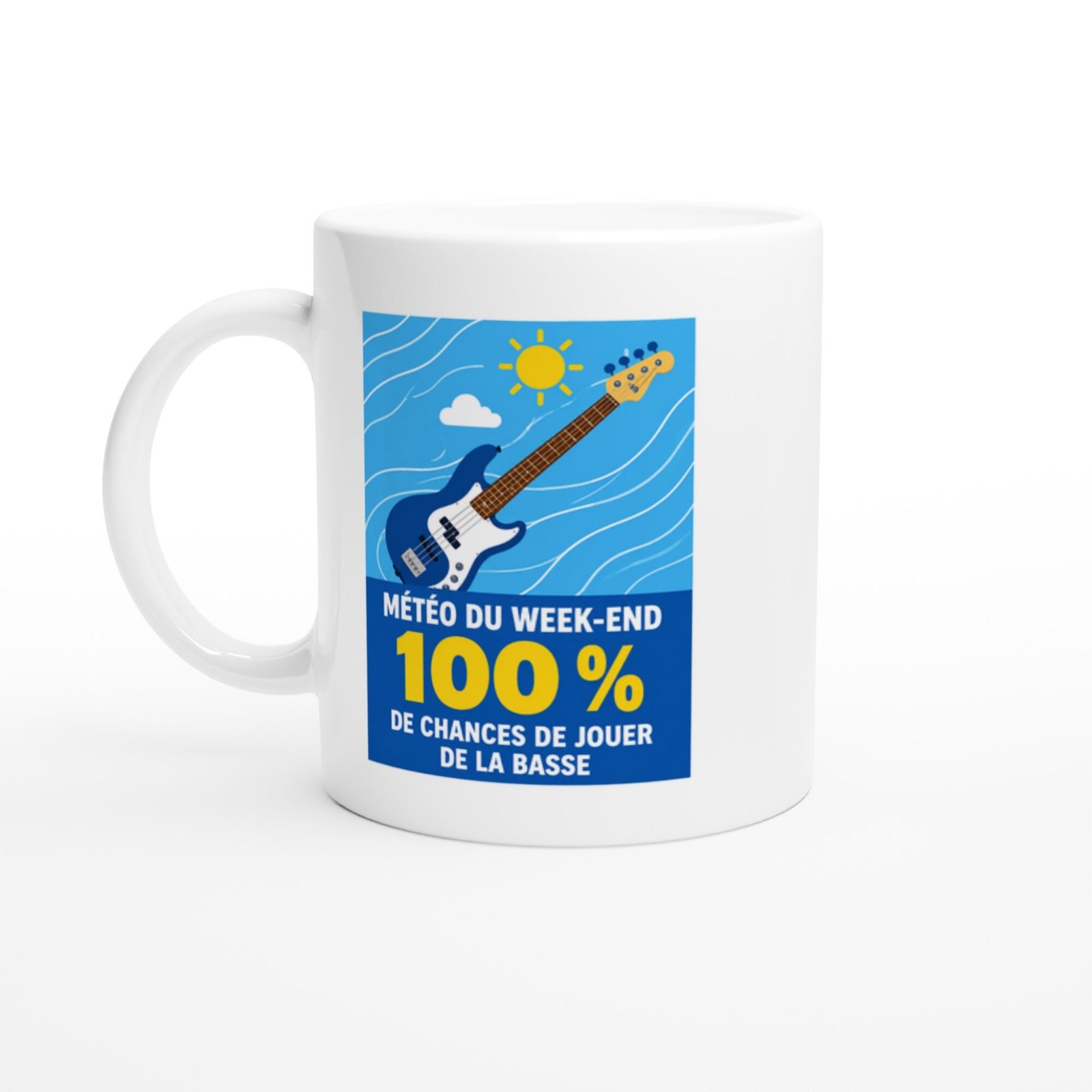 107b919f-733b-4141-927b-5d2f2357a64e.jpg Mug Météo Du Week-End 100 % De Chances De Jouer De La Basse