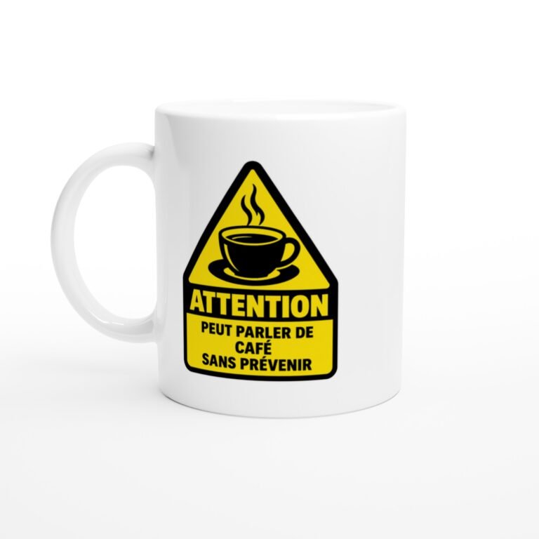 Mug Attention Peut Parler De Café Sans Prévenir