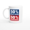 Mug 50 pour cent Abdos Cachés 50 pour cent Gourmandise
