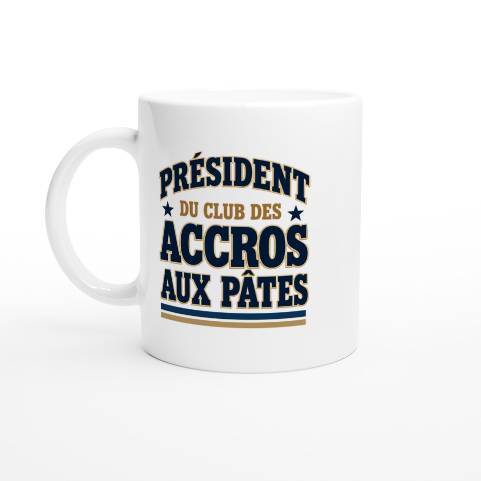 Mug Président du Club des Accros aux Pâtes