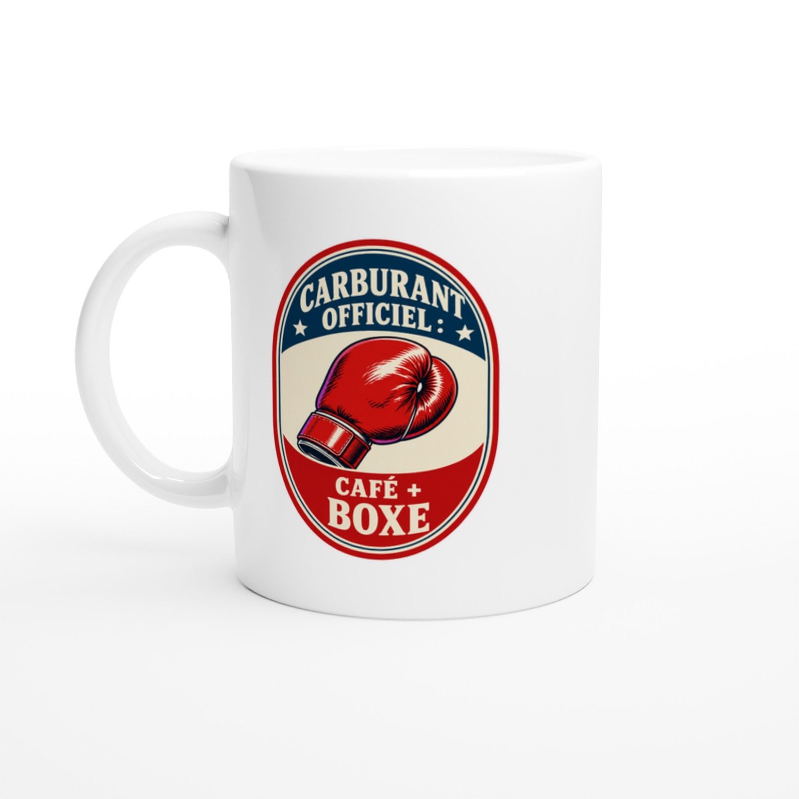 Mug Carburant Officiel Café + Boxe