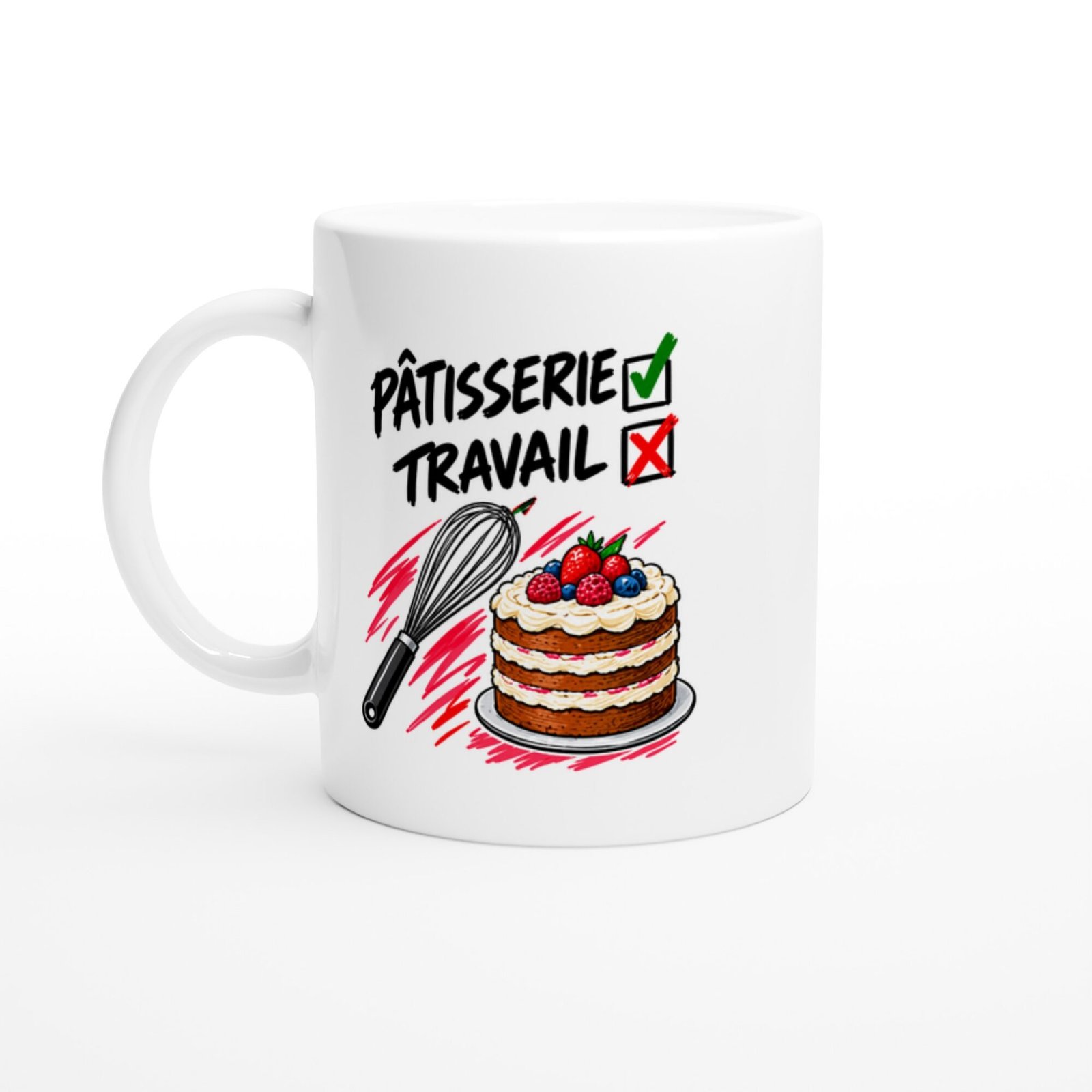Mug Pâtisserie Travail