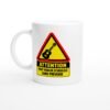 Mug Attention Peut Parler D&rsquo;Ukulélé Sans Prévenir