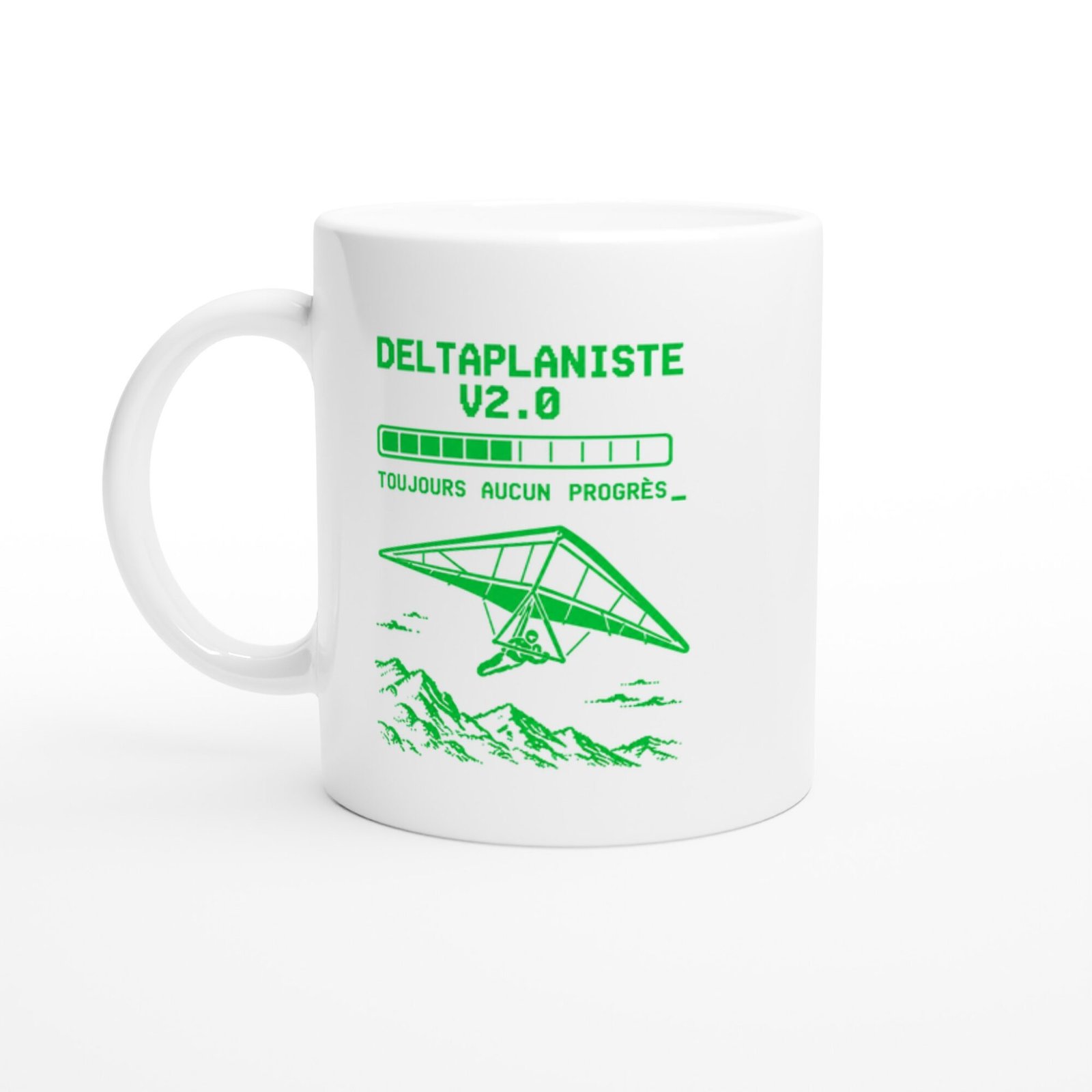 Mug Deltaplaniste V2.0 Toujours Aucun Progrès