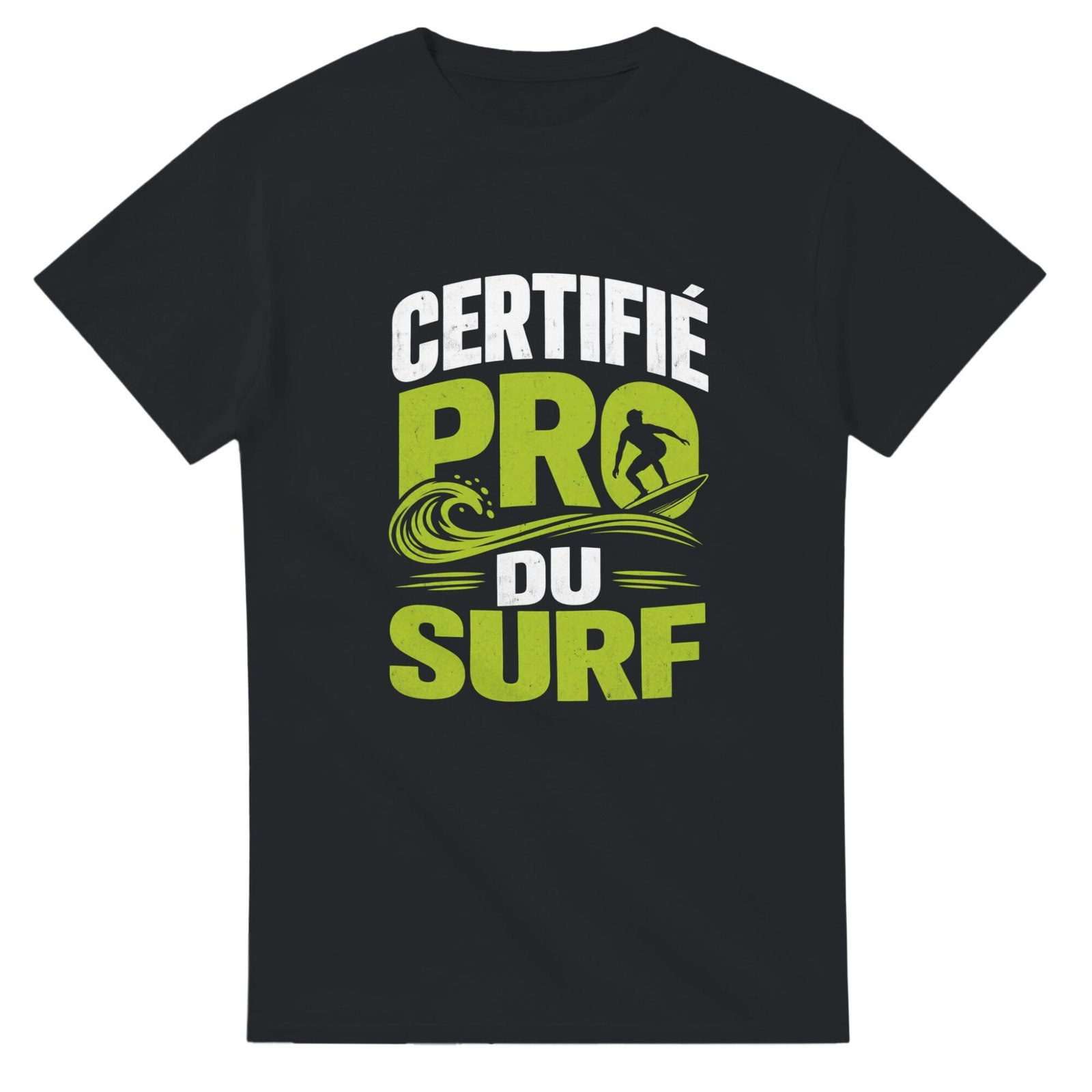 T shirt Certifié Pro du Surf